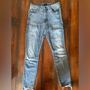 Mother The Stunner Zip Ankle Fray